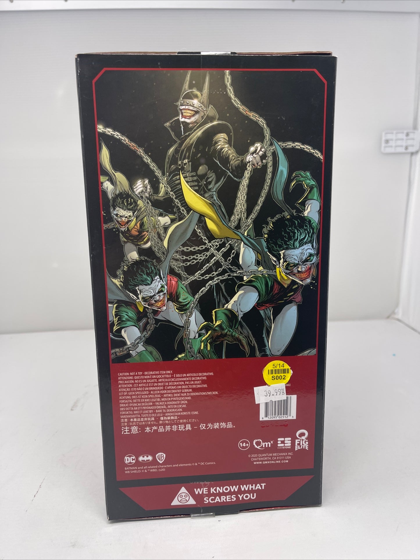 QMx Batman Who Laughs Q-Fig Max Elite Action Figure - 197496
