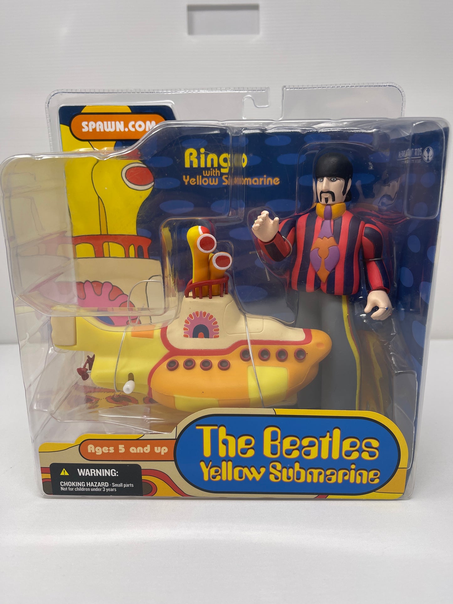 The Beatles Ringo Starr with Yellow Submarine SPAWN/MacFarlane 2004 NEW SEALED!!