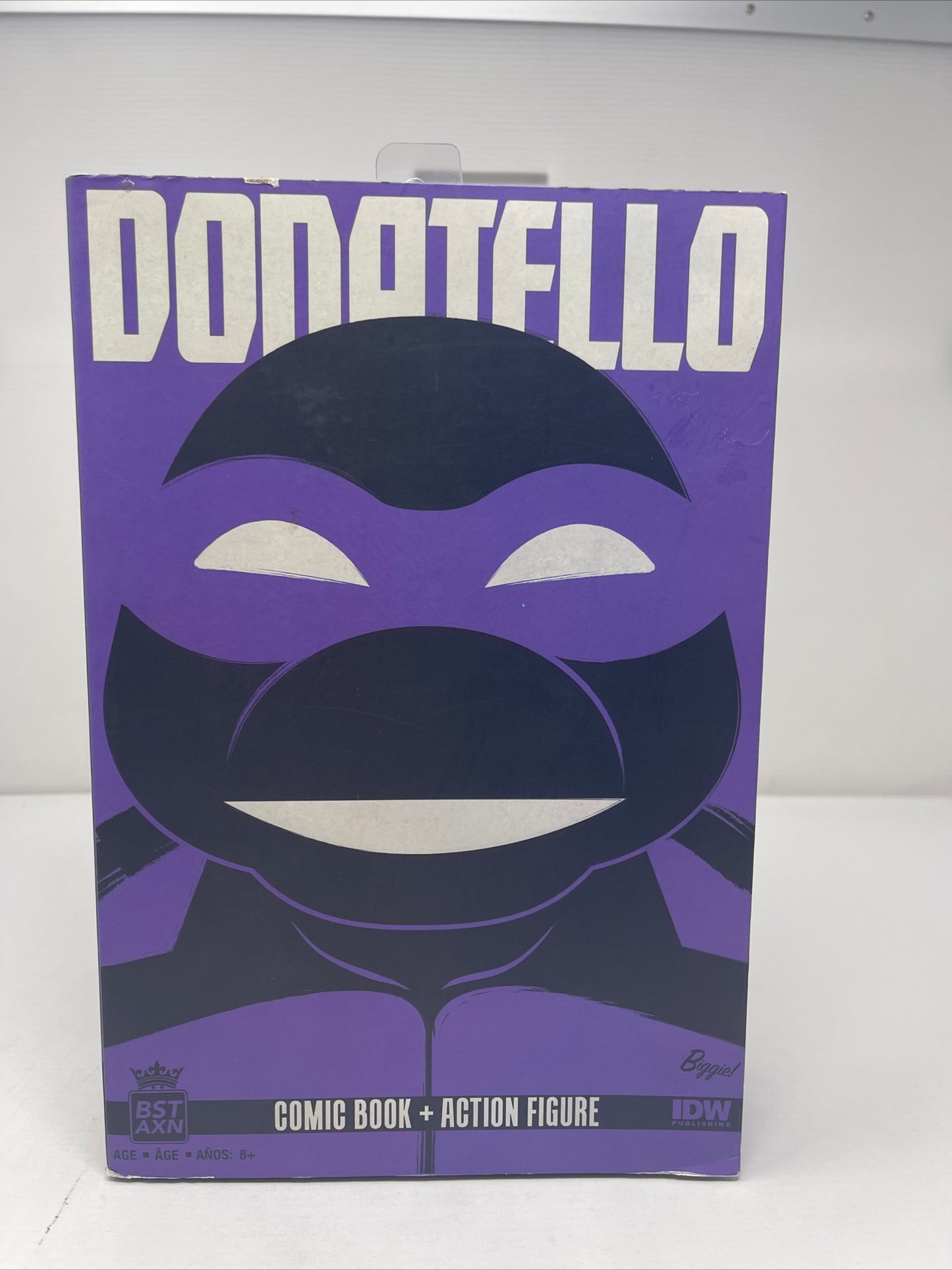 BST AXN TMNT Donatello Comic Book + Action Figure Loyal Subjects Brand New